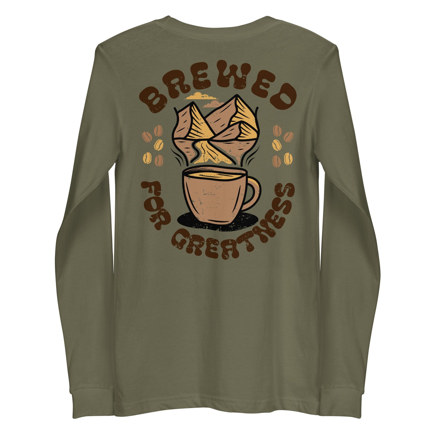 "Brewed For Greatness" Long Sleeve Tee